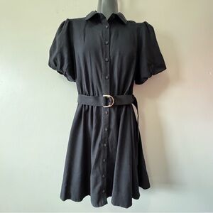 Ever New Black Mini Dress with Belt